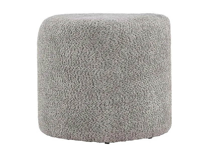 Peg pouf Ø46cm gris.