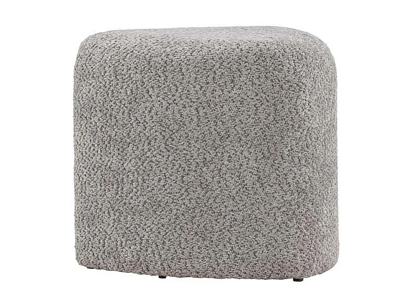 Peg pouf Ø46cm gris.