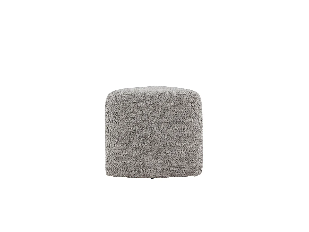 Peg Pouf Ø46cm grau.