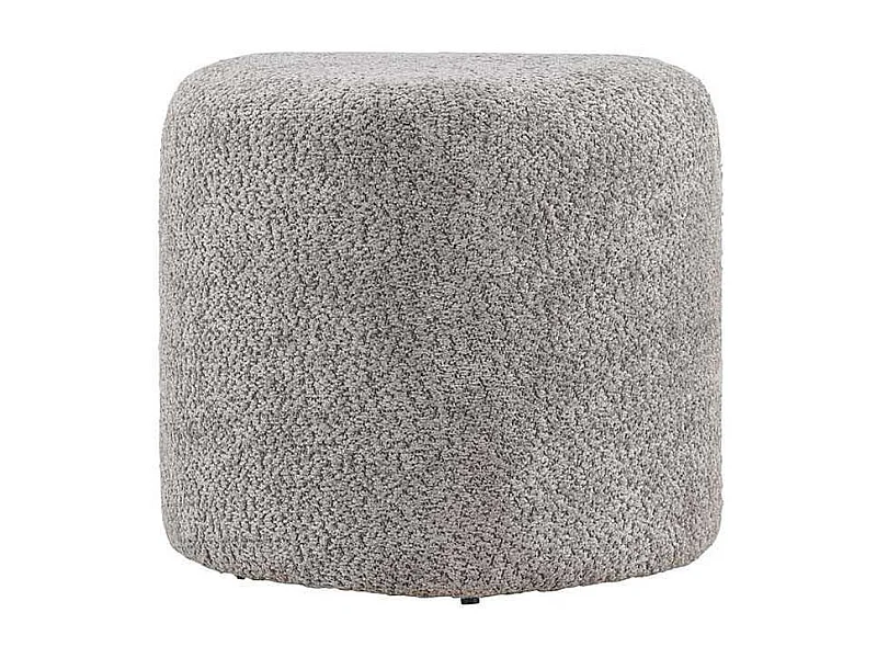 Pouf Peg Ø46cm grigio.