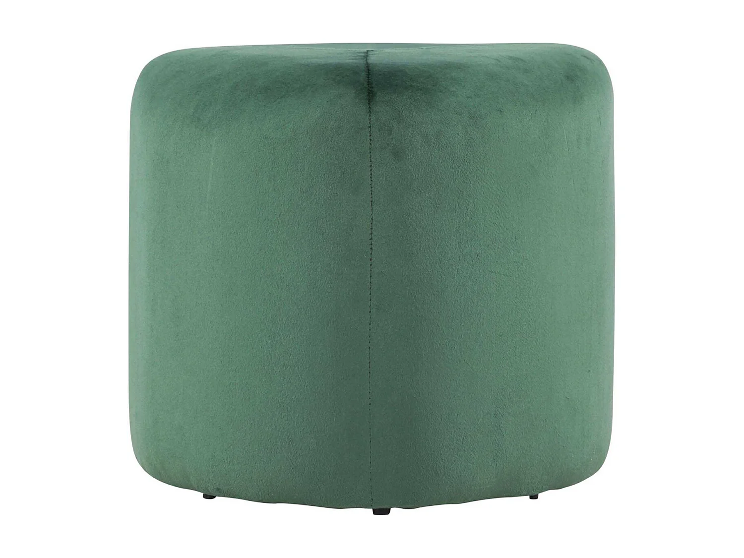 Pouf en Velours "Peg" 46cm Vert