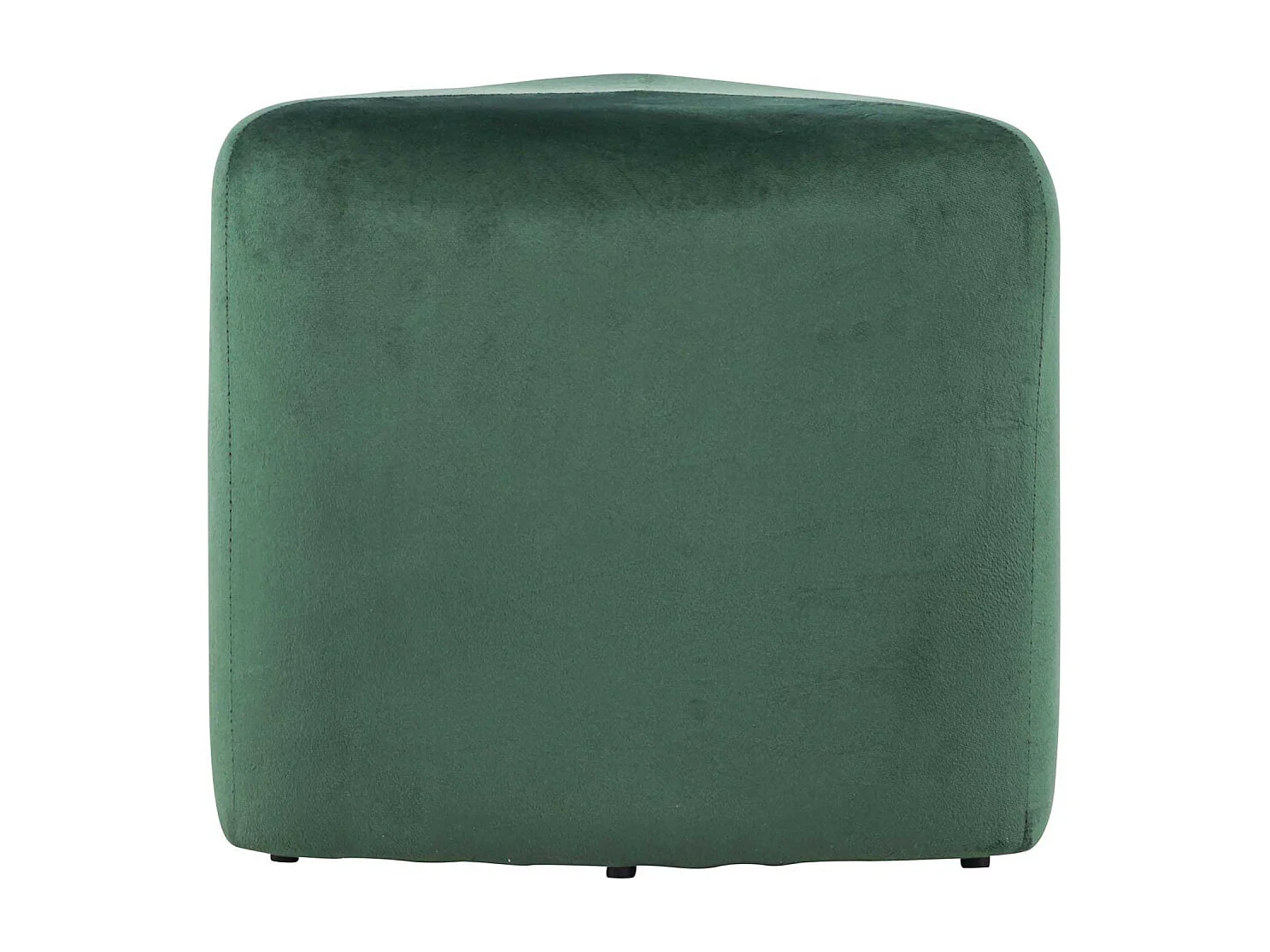 Pouf en Velours "Peg" 46cm Vert