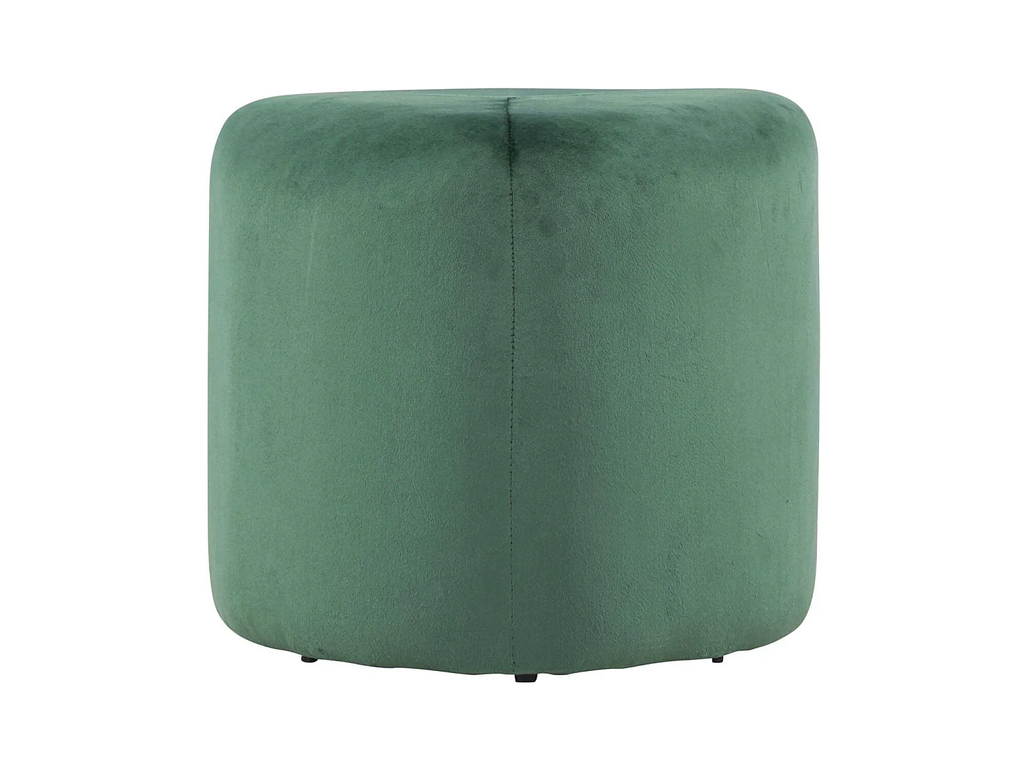 Pouf en Velours "Peg" 46cm Vert