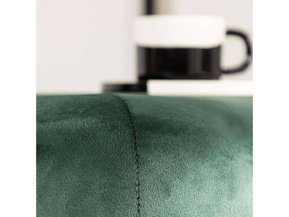 Peg poef Ø46cm velours groen.