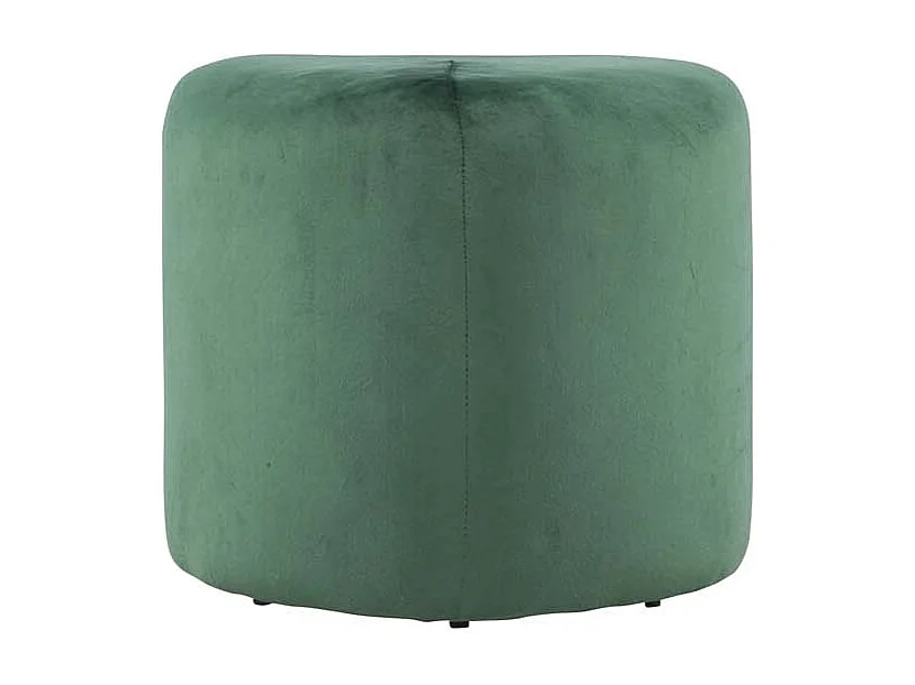Peg poef Ø46cm velours groen.