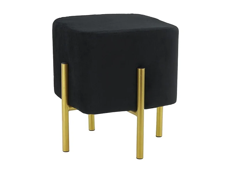 Tabouret carré pied doré Gatsby
