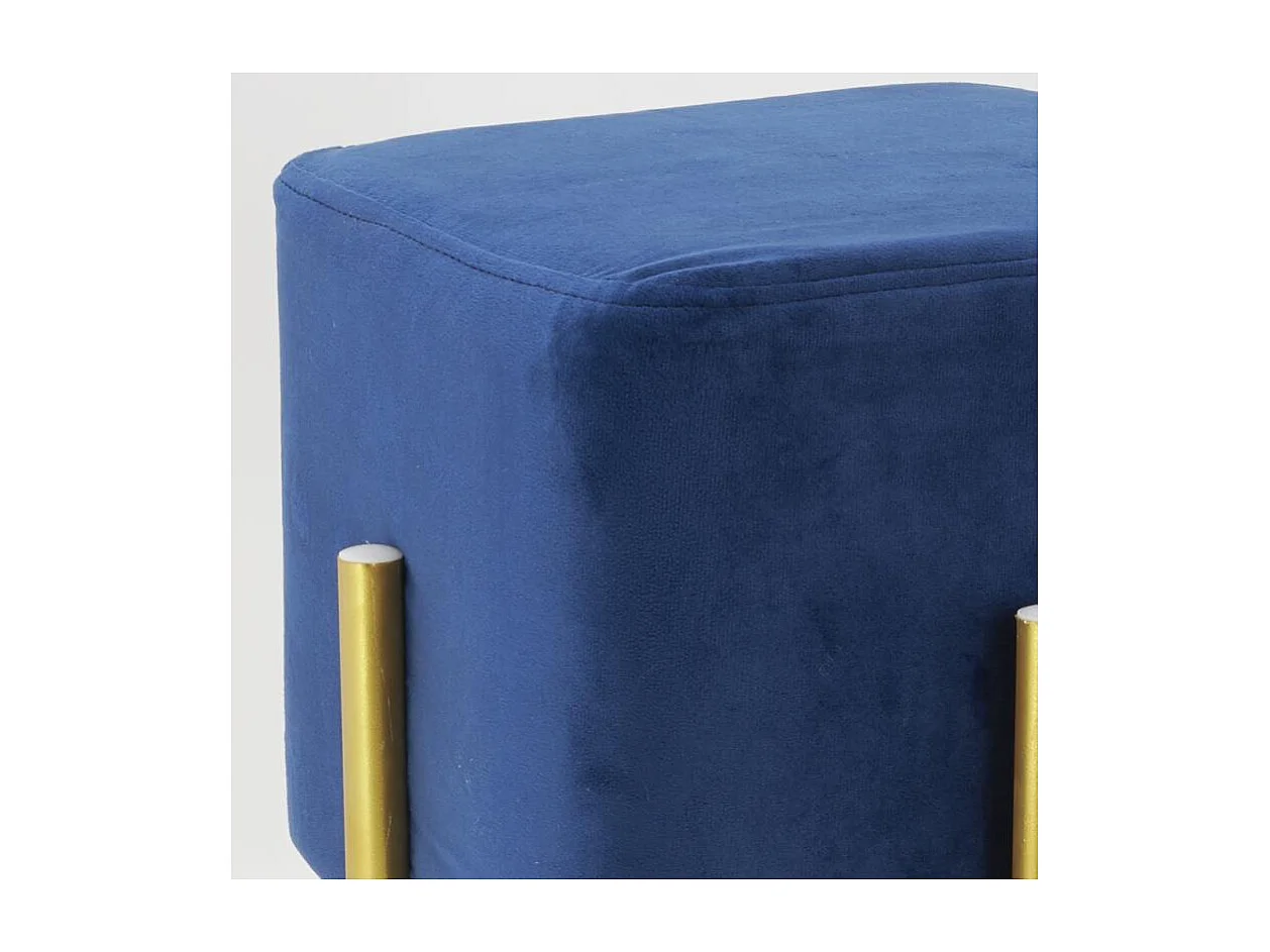 Tabouret carré pied doré Gatsby