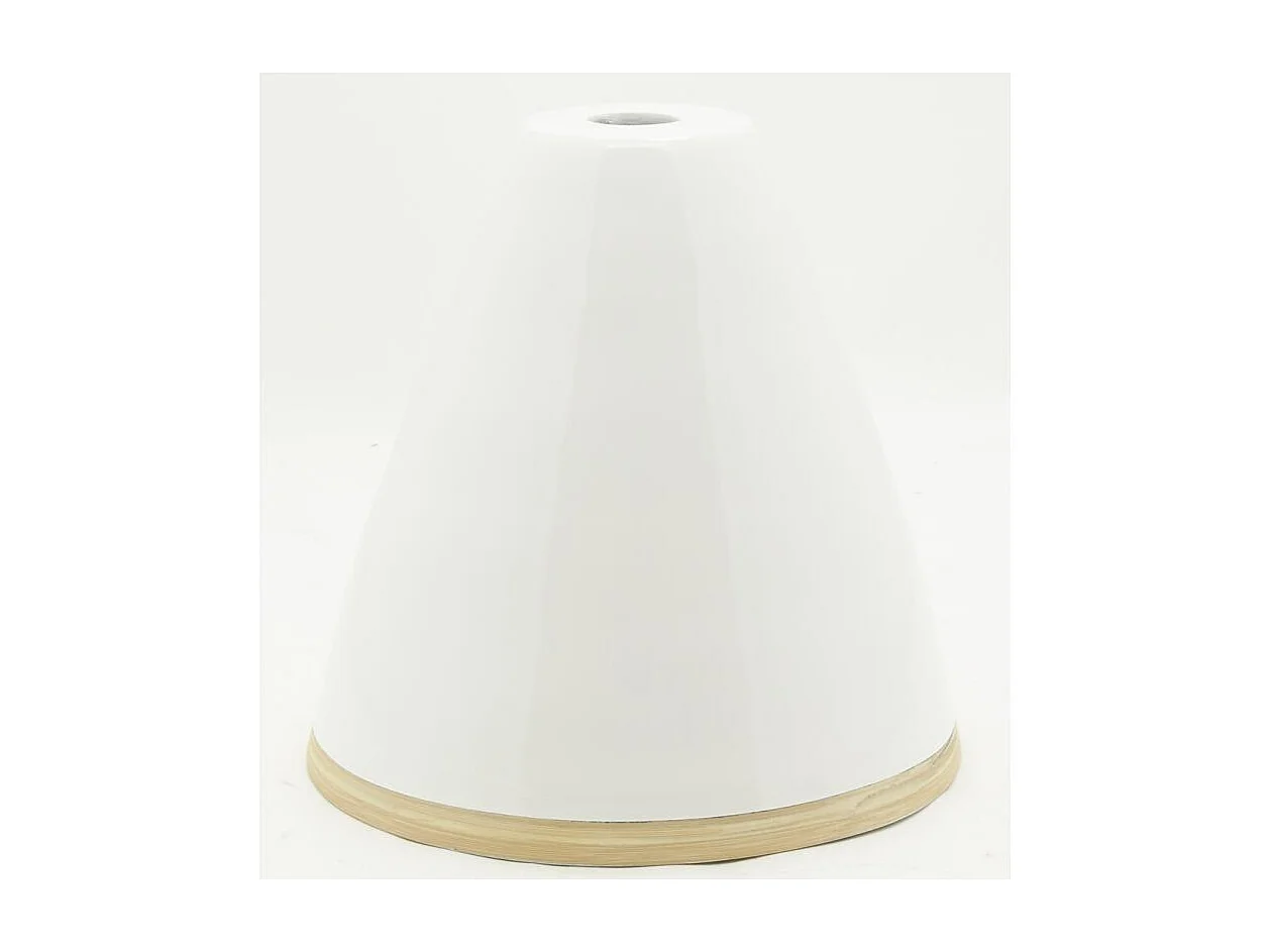 Abat-jour luminaire en bambou laqué