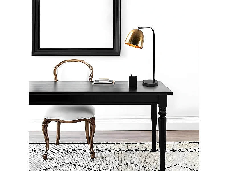 Lampe à poser Asney de style vintage avec abat-jour réglable en relief 1xE27 - Vintage