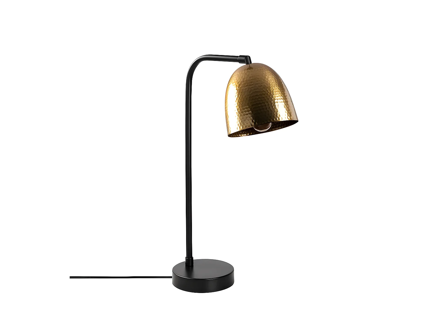 Lampe à poser Asney de style vintage avec abat-jour réglable en relief 1xE27 - Vintage