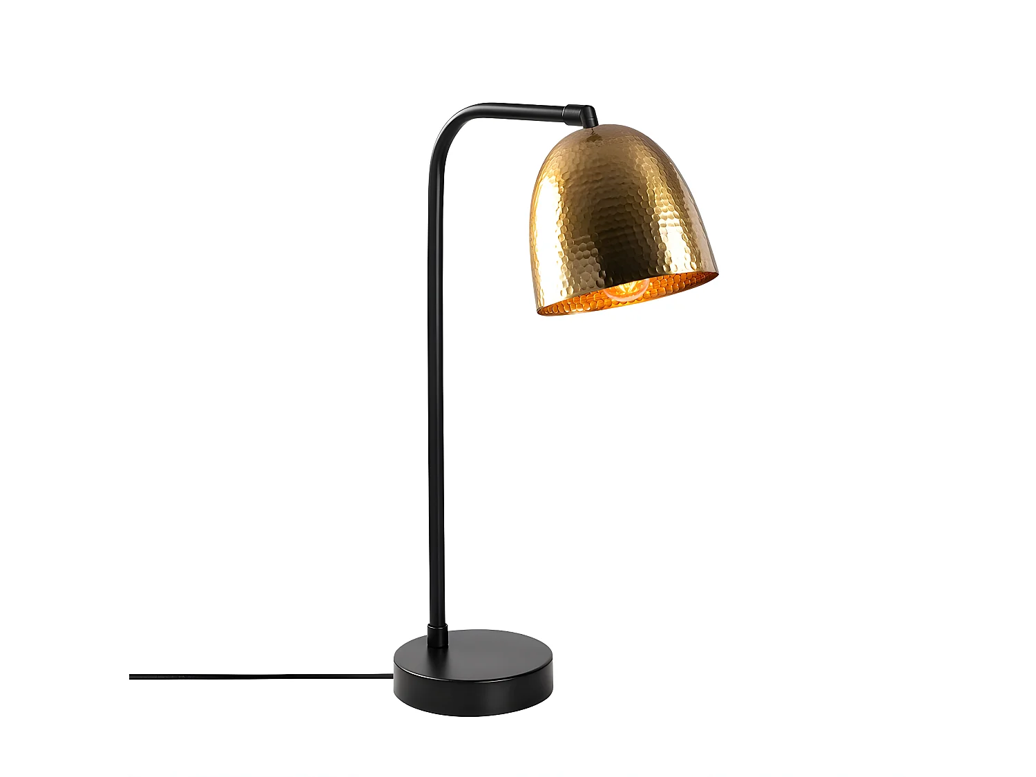 Asney tafellamp vintage stijl met verstelbare kap in reliëf 1xE27 - Vintage