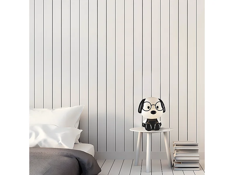 Lámpara de mesa infantil con forma de perro 1xE14 - Negro