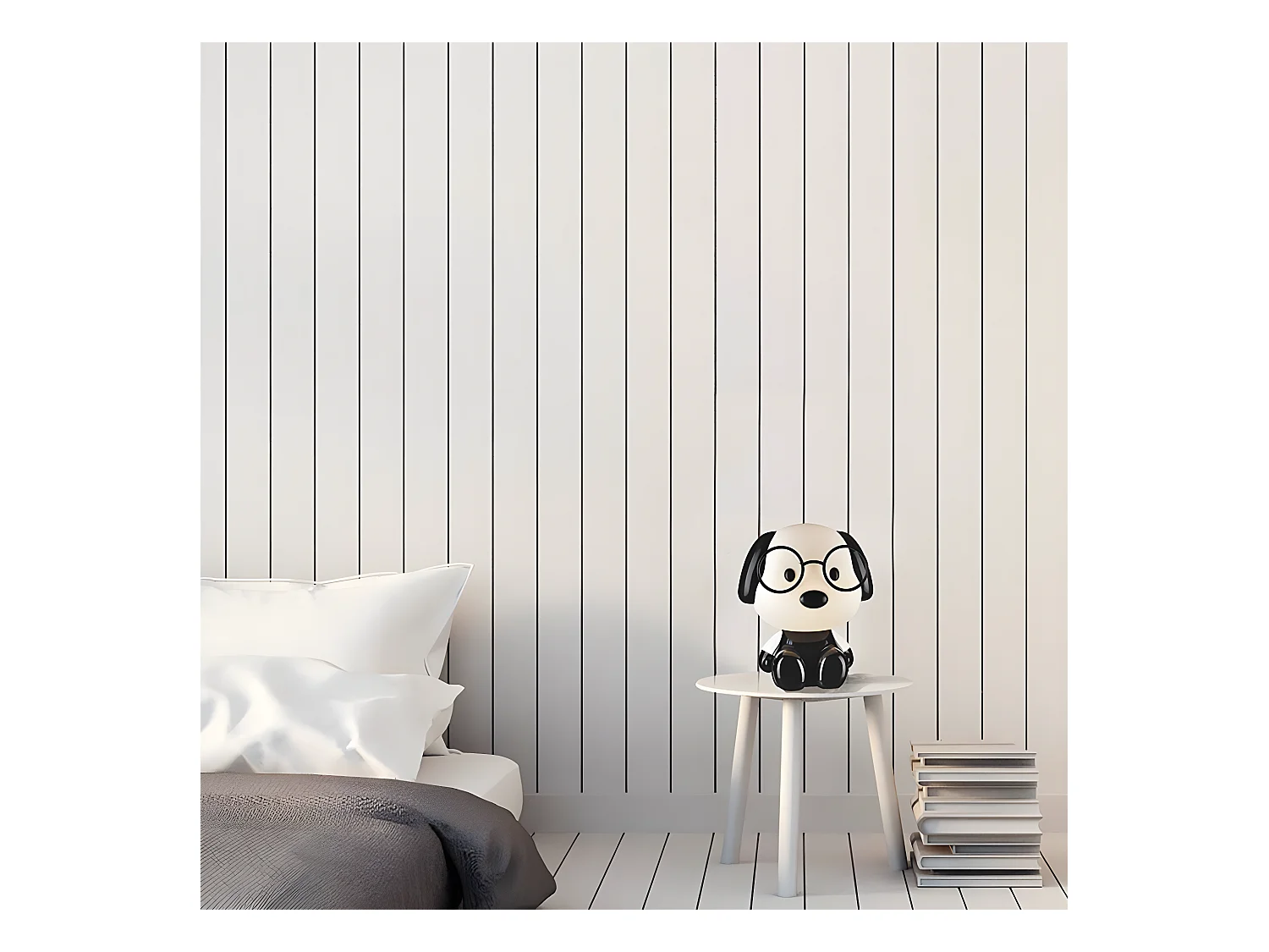Lampe à poser enfant en forme de chien 1xE14 - Noir