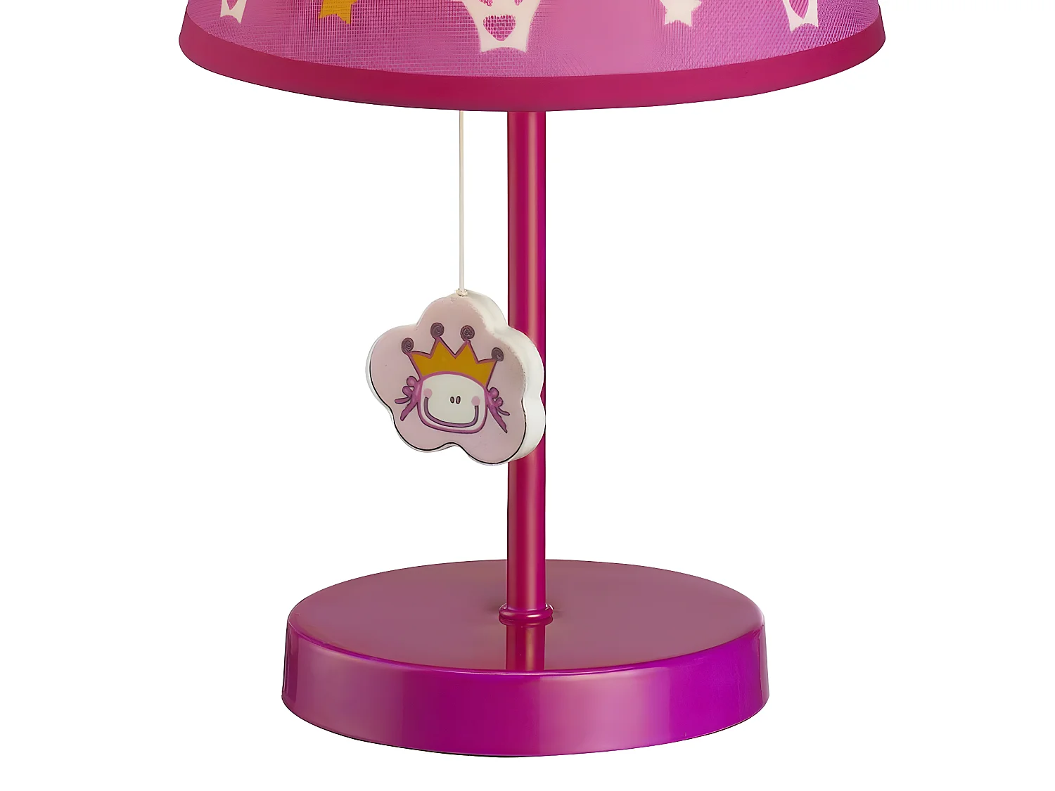 Kinder tafellamp met prinsessentekeningen 1xE14 - Roze