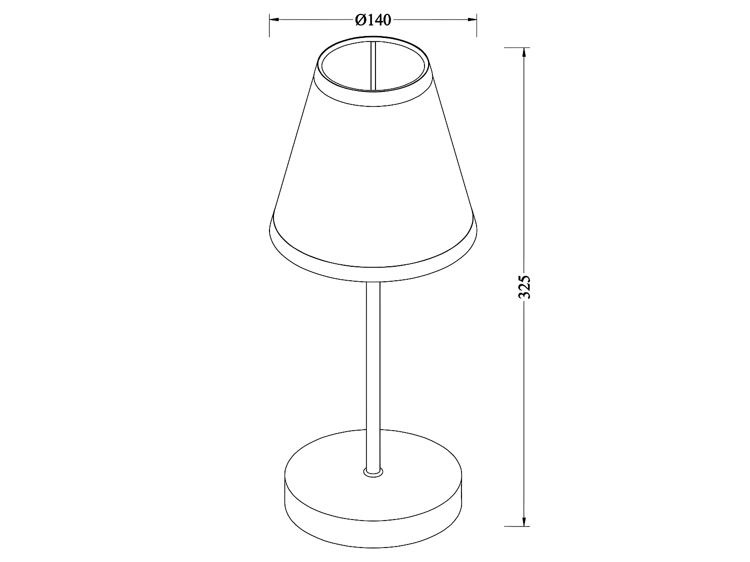 Lampada da tavolo per bambini Candy dal design rettangolare 1xE14 - Multicolor