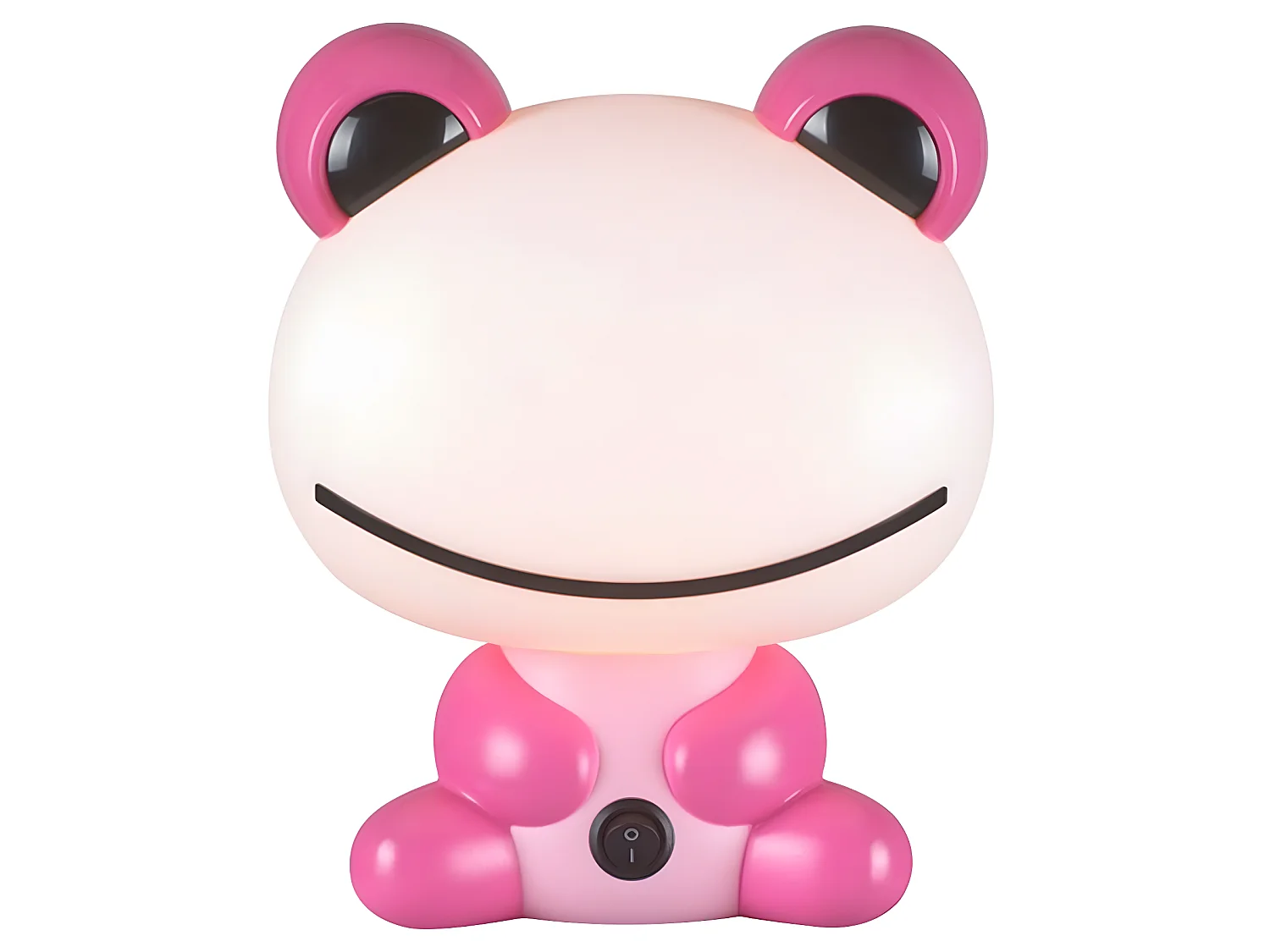 Lámpara de mesa infantil con forma de rana 1xE14 -Rosa