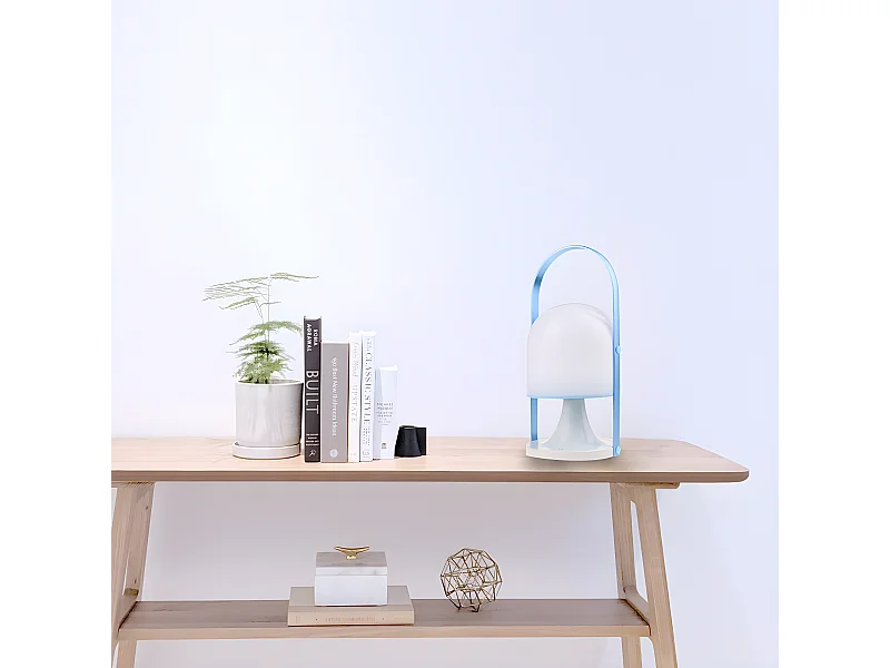 Laberis 2.5W 120lm 3000K draagbare LED tafellamp met paddenstoel vorm - Blauw