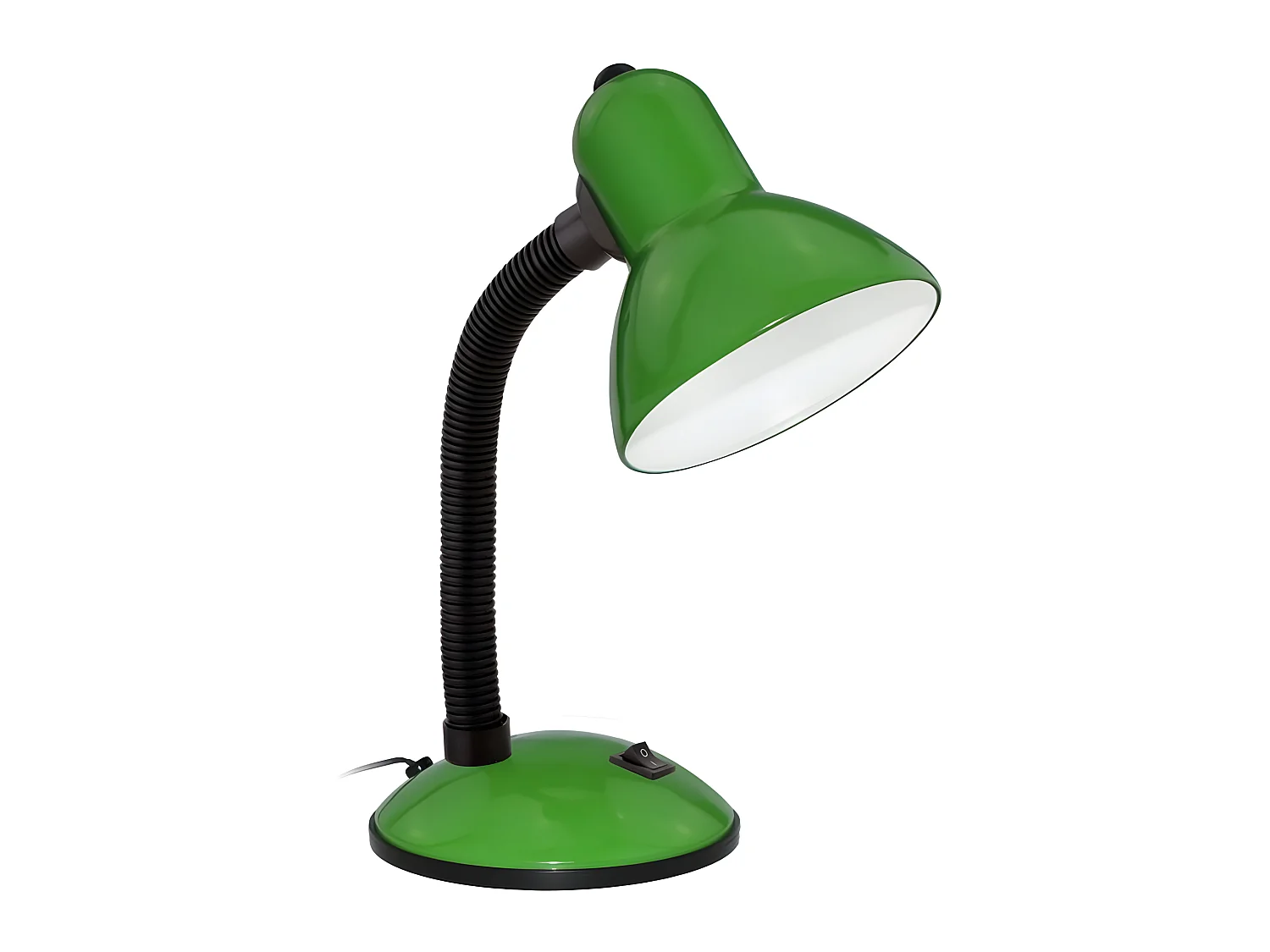 Schreibtischlampe LED 6W 350 lm 4000K mit flexibler Aluminiumstruktur - Grün