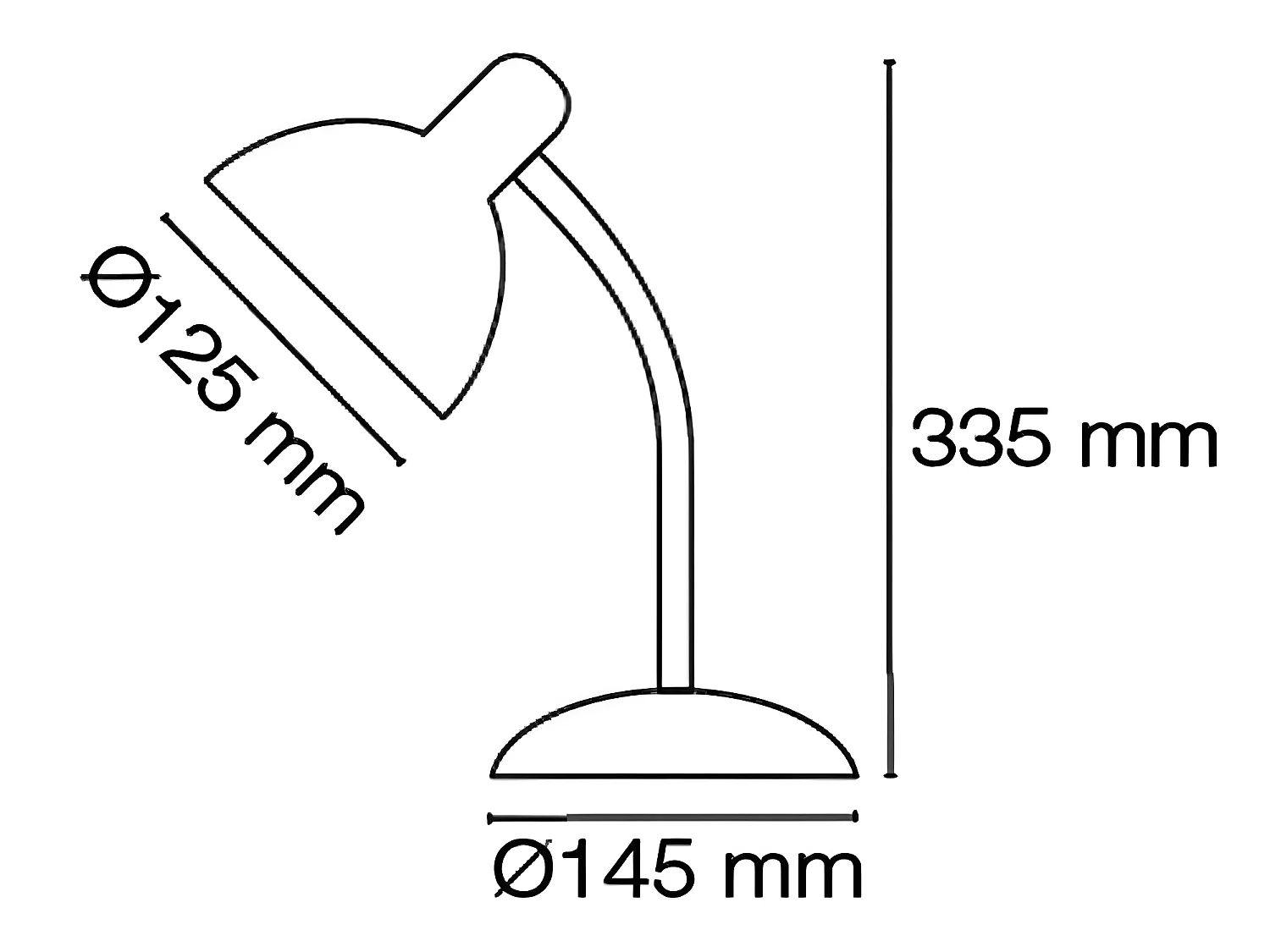 Flexo LED Back to 50's 6W 350 lm 4000K con estructura flexible de aluminio - Verde