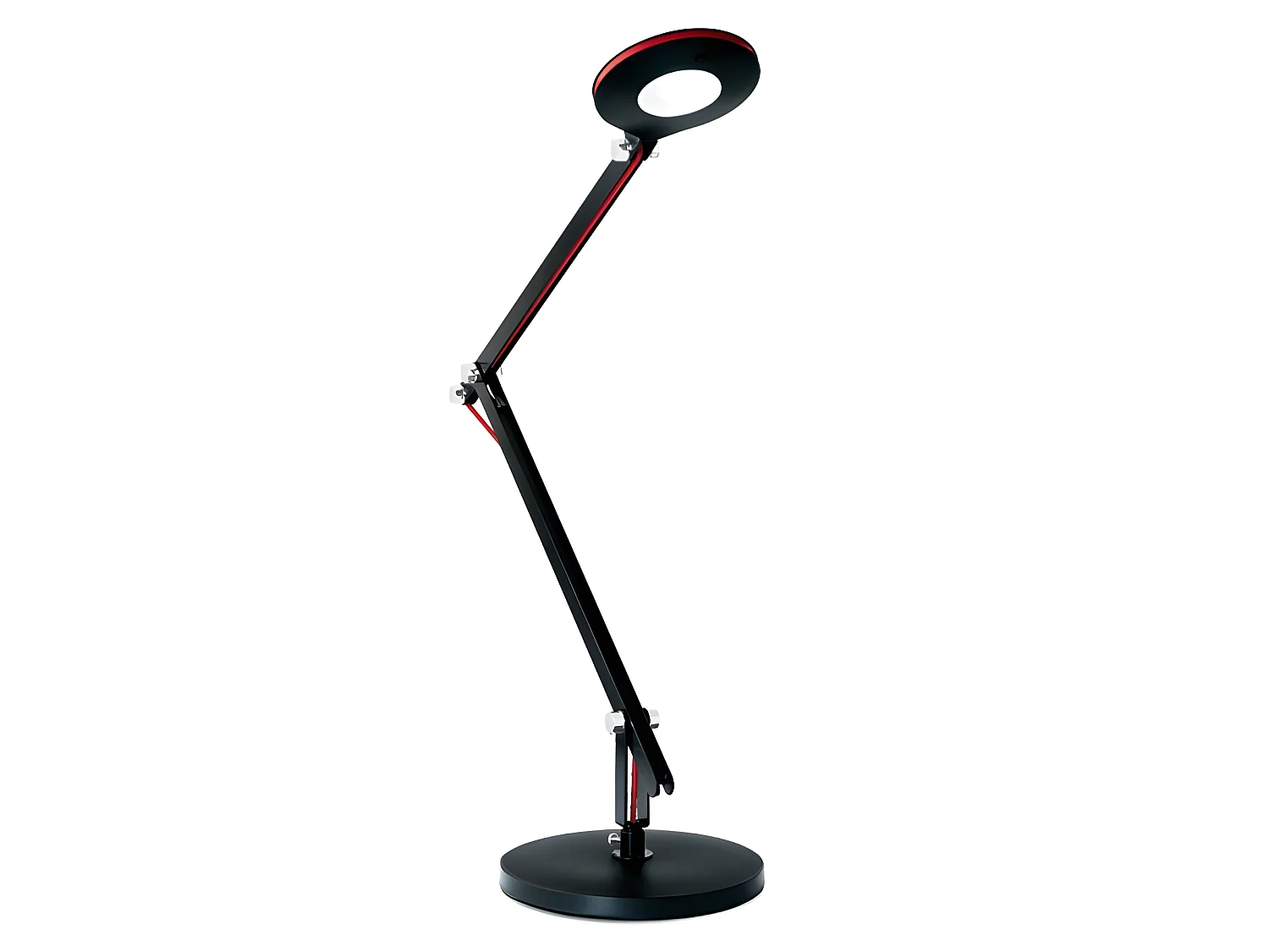 Flexo LED Litrobo 6W 540lm 4000K orientable con base redonda o en forma de pinza - Negro