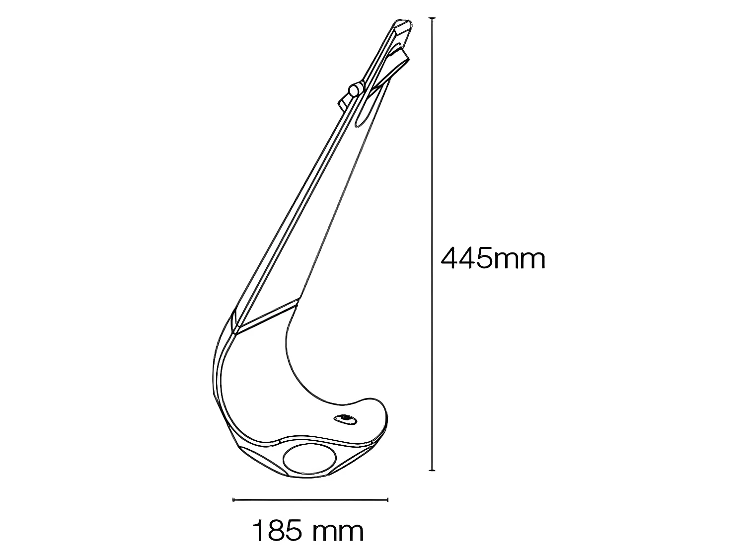 Trooper 4W 350lm 3000K LED flexo met instelbare intensiteit en flexibele structuur - Zilver