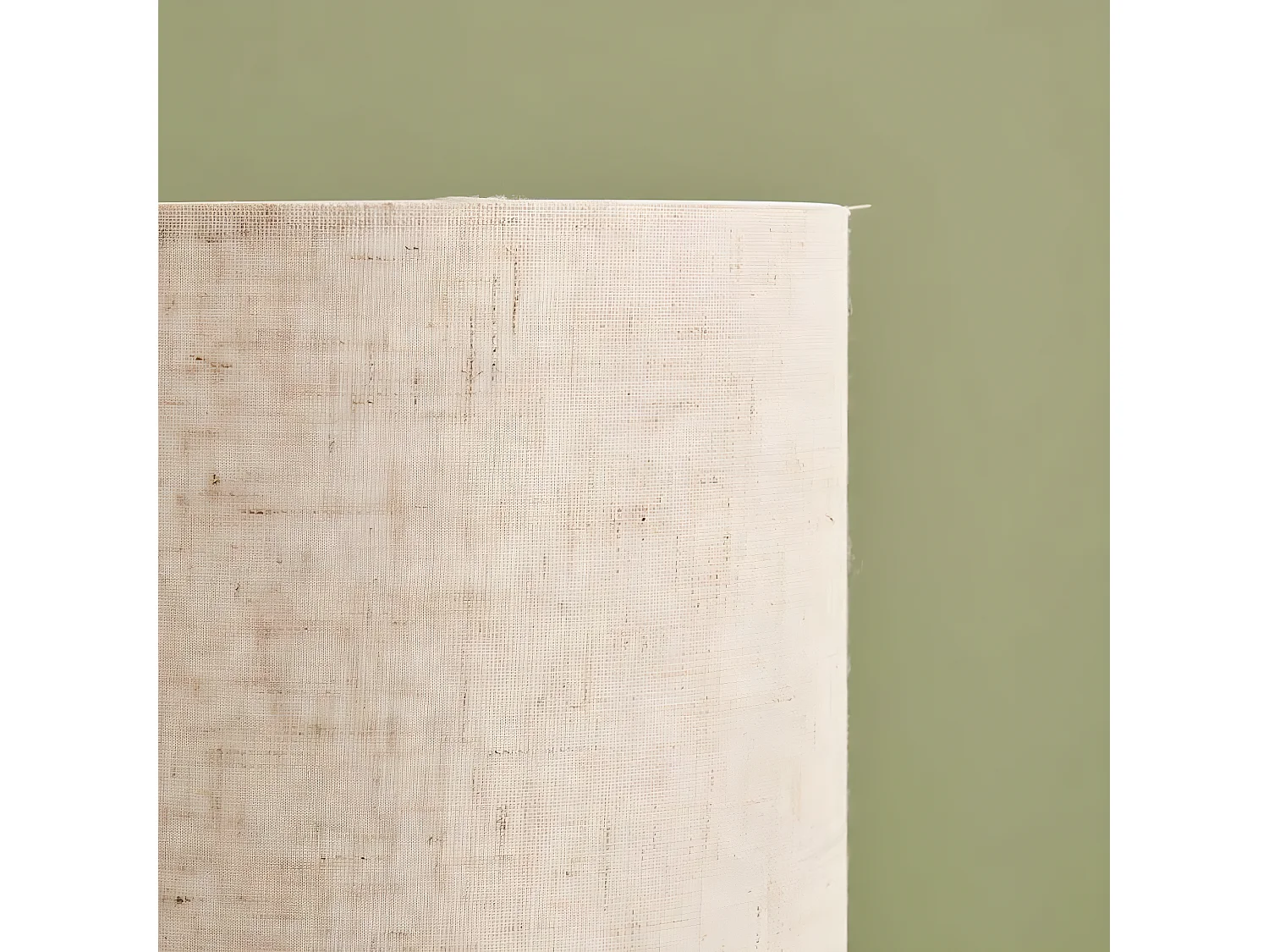 Lampe à poser de style nordique avec pied en bois et abat-jour en tissu 1xE27 - Crème