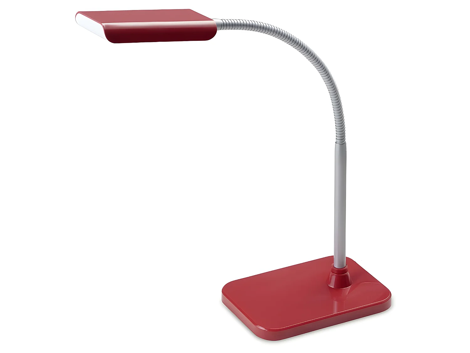 Schreibtischlampe Amidala LED 3W 5000K 200lm mit flexibler Struktur - Rot