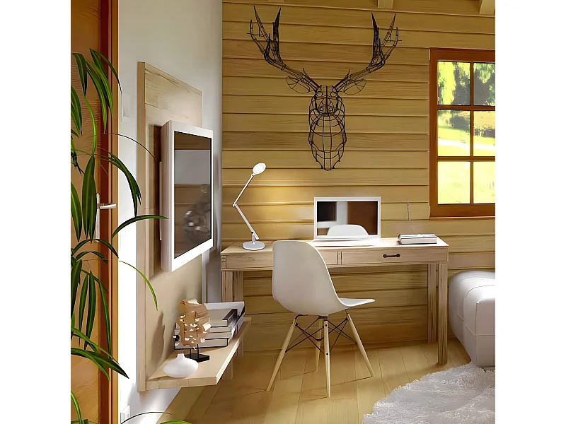 Litrobo 6W 540lm 4000K LED flexo com base ajustável redonda ou em forma de grampo - Branco