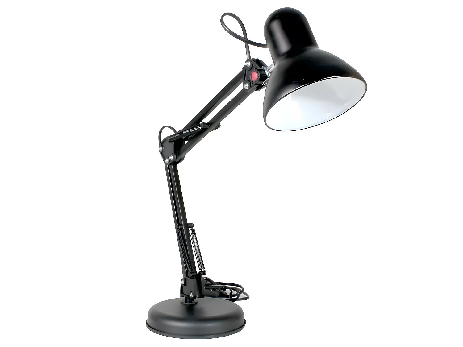 Avati Flexo Articulado com Estrutura Metálica 1xE27 - Preto