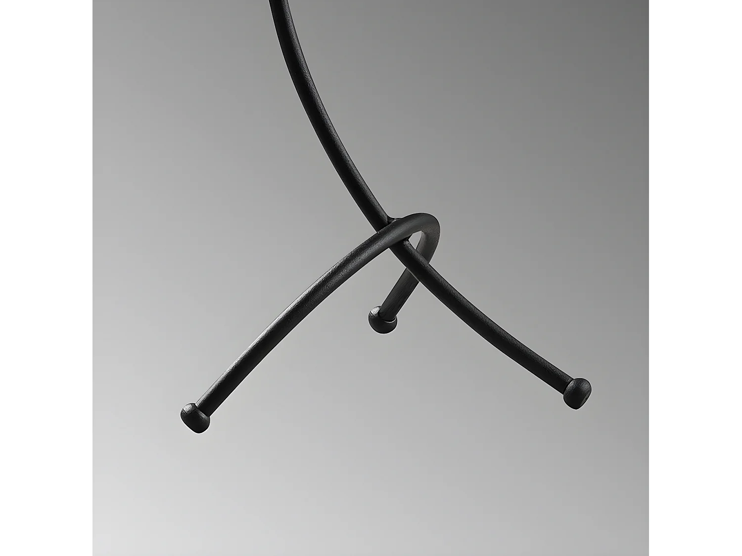 Lampe à poser Kelen avec structure moderne en métal et sphère en verre 1xE27 - Noir