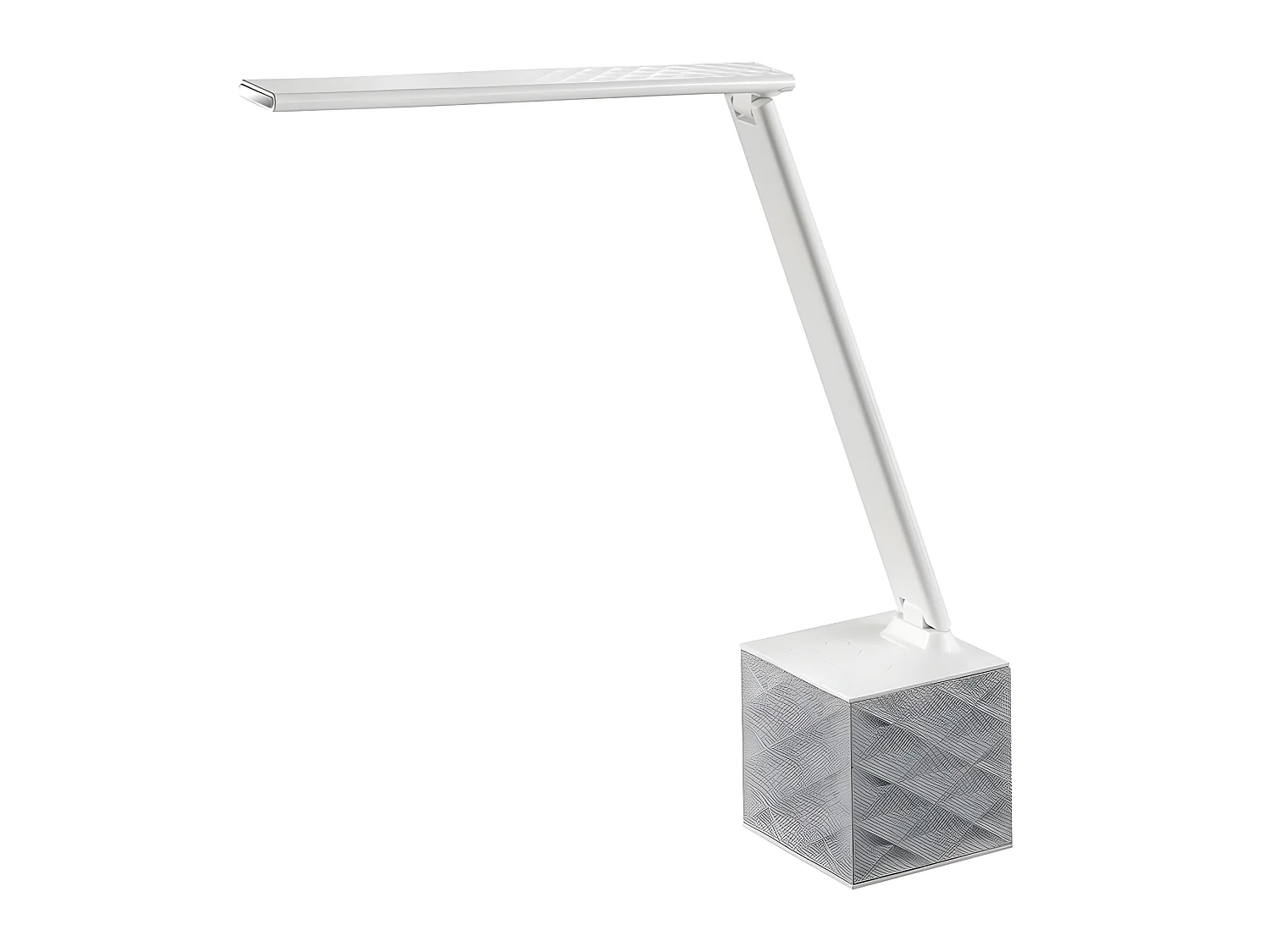 Lampe de bureau LED 12W avec haut-parleur et port USB pour recharger les téléphones
