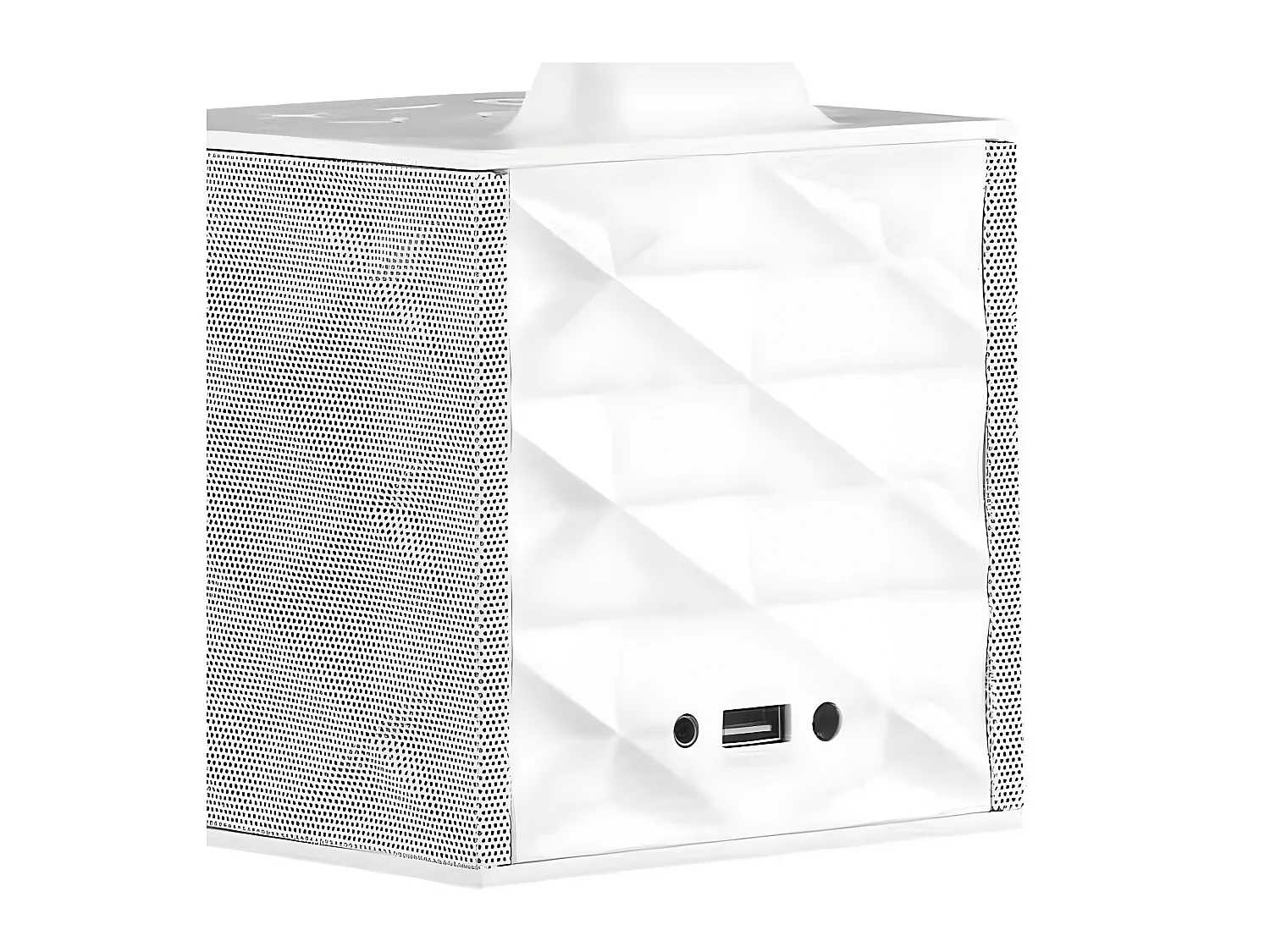 Lampe de bureau LED 12W avec haut-parleur et port USB pour recharger les téléphones