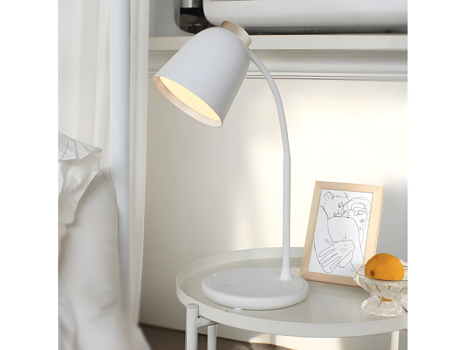 Lámpara de escritorio portátil LED Tale 4W CCT Regulable Dim - Blanco