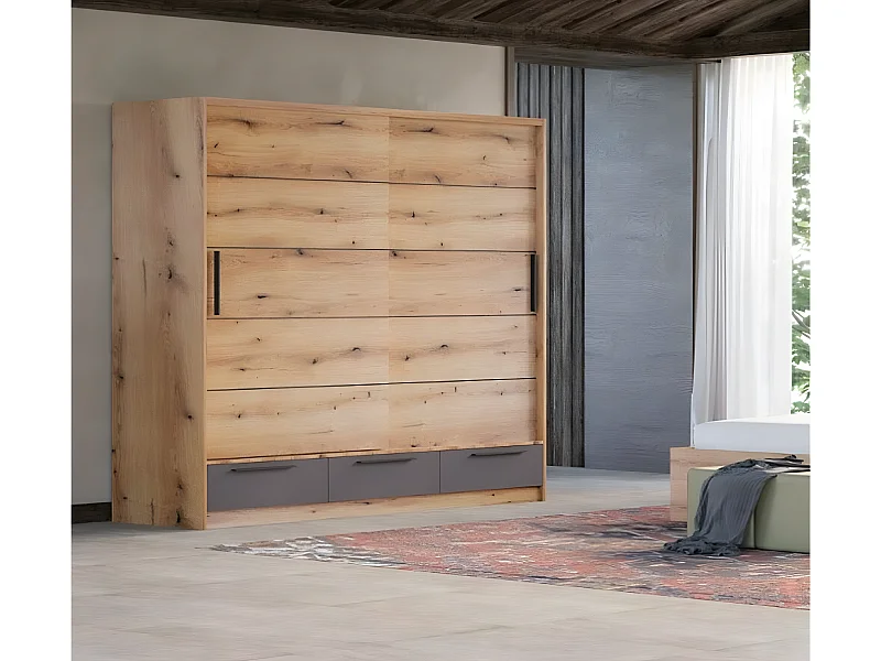 Kleiderschrank Lara L (200cm)