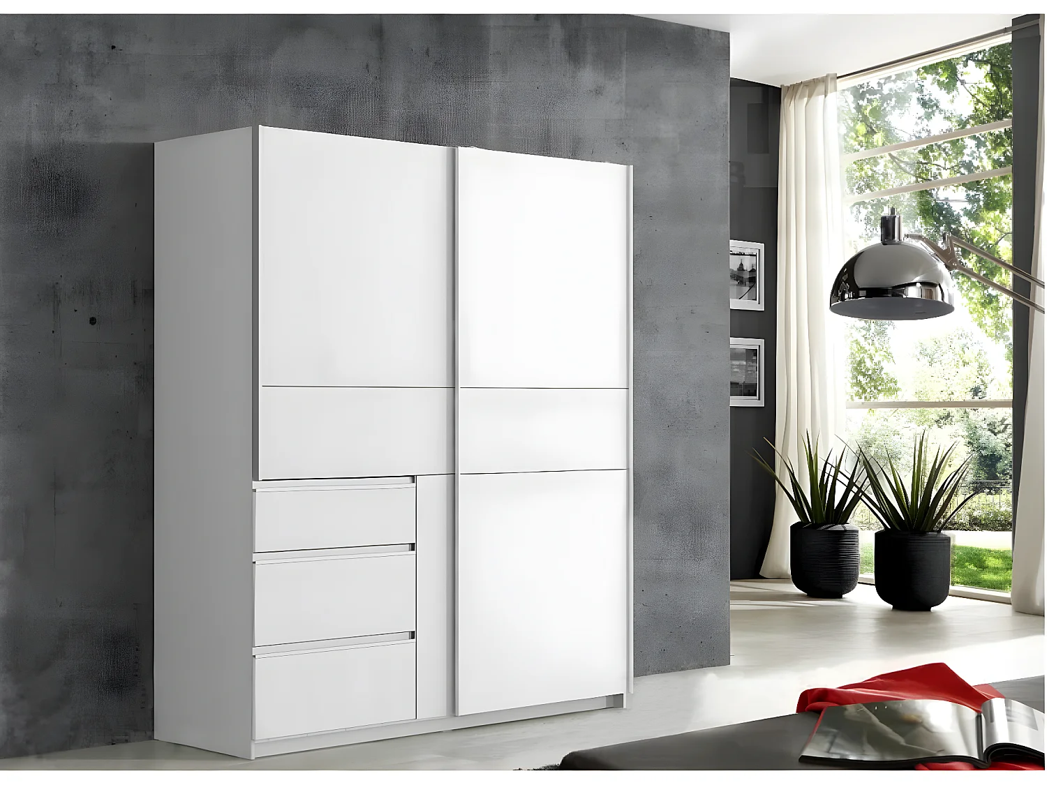 Kleiderschrank Vin S (170cm)