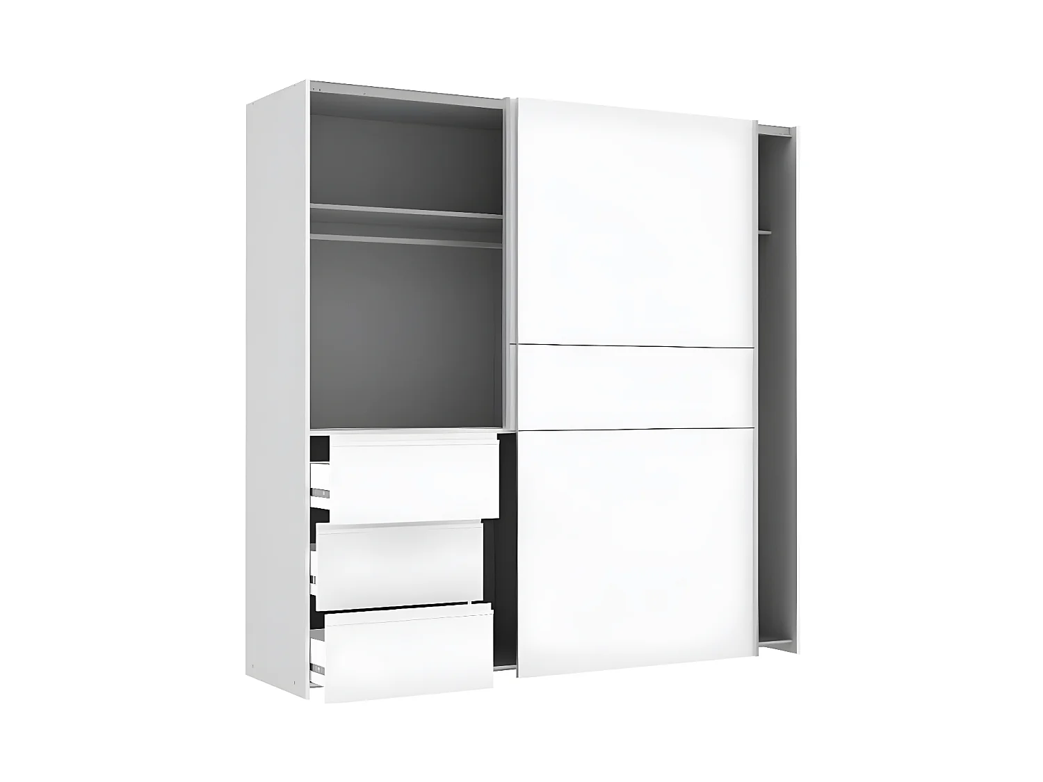 Kleiderschrank Vin S (170cm)