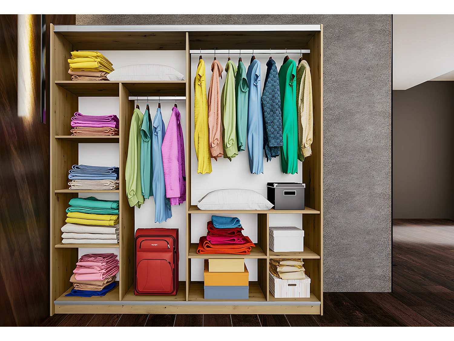 Kleiderschrank Ravana (200cm)