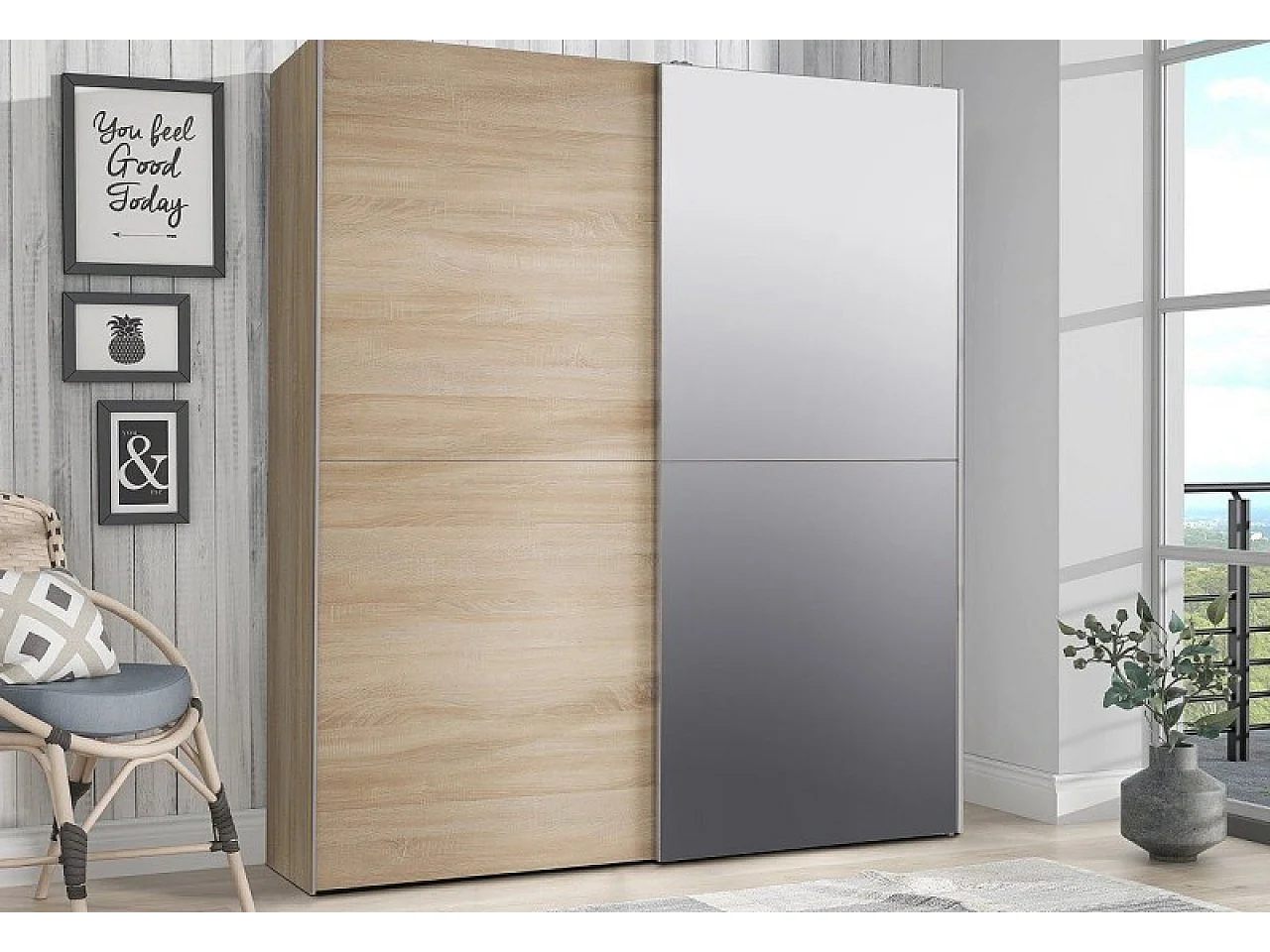 Kleiderschrank Vait (170cm)