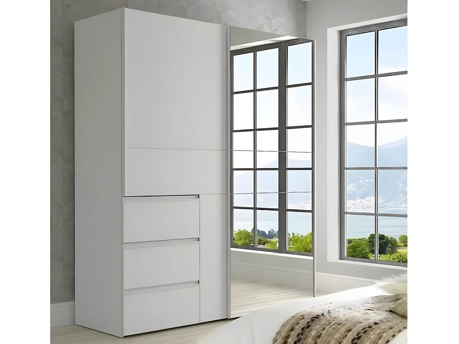 Kleiderschrank Vineam (170cm)