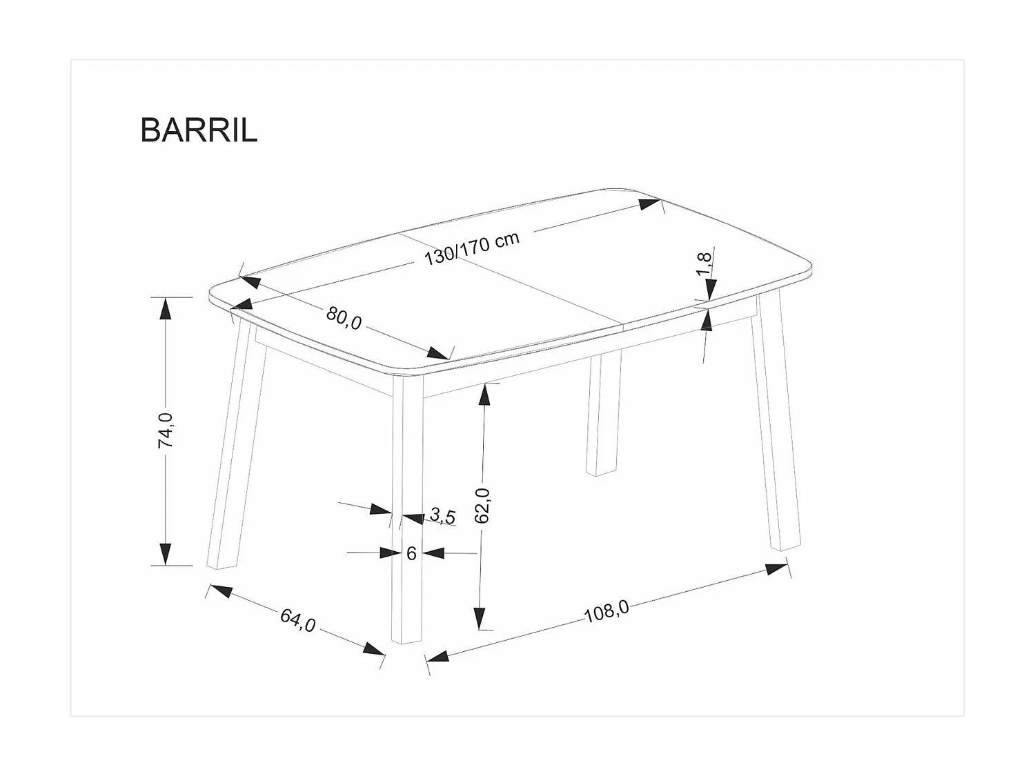 Armadio Vineam (170cm)