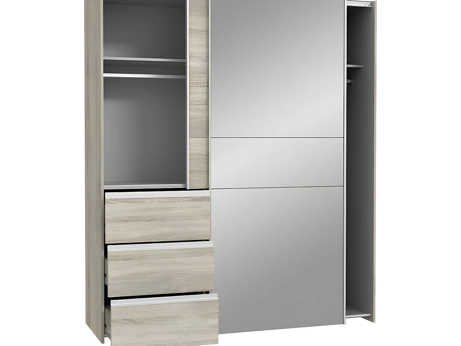 Kleiderschrank Vineam Lux (170cm)