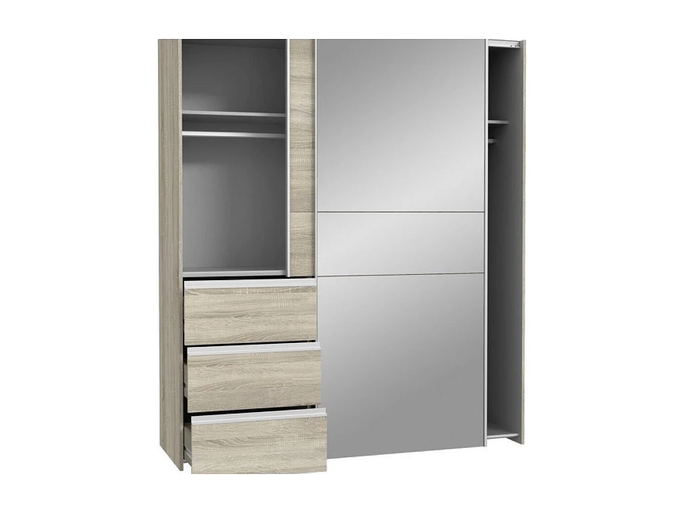 Kleiderschrank Vineam Lux (170cm)