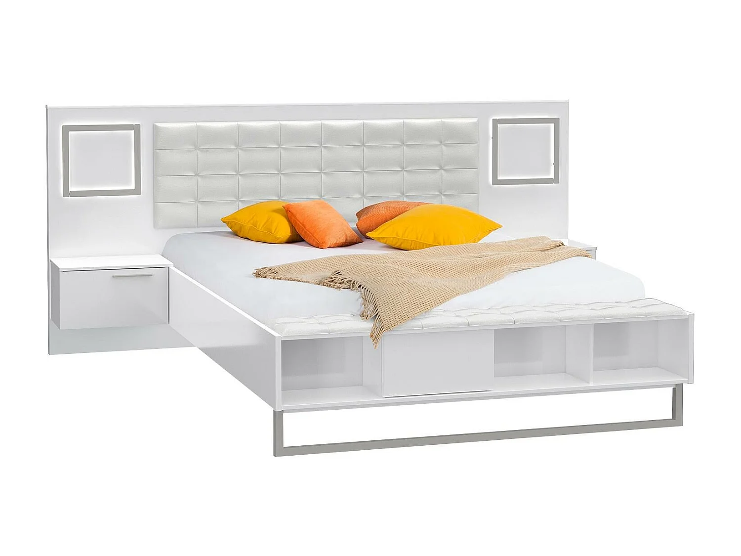 Bett Sirius L/180x200/Weiss