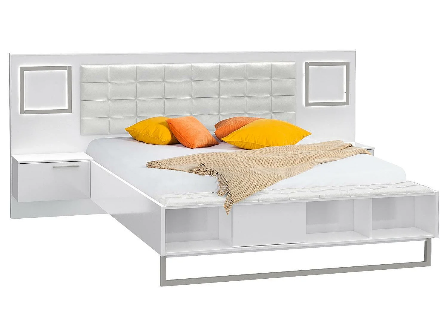 Bett Sirius L/180x200/Weiss