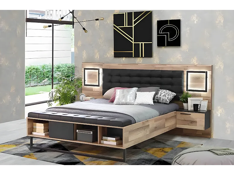 Lit Sirius M/160x200/Marrin&Noir