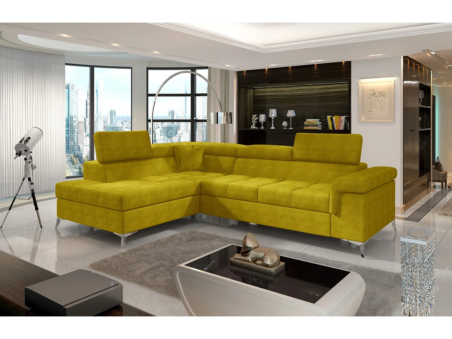 Boxspringbett  Twister S (140x200)/Stoff-Grau