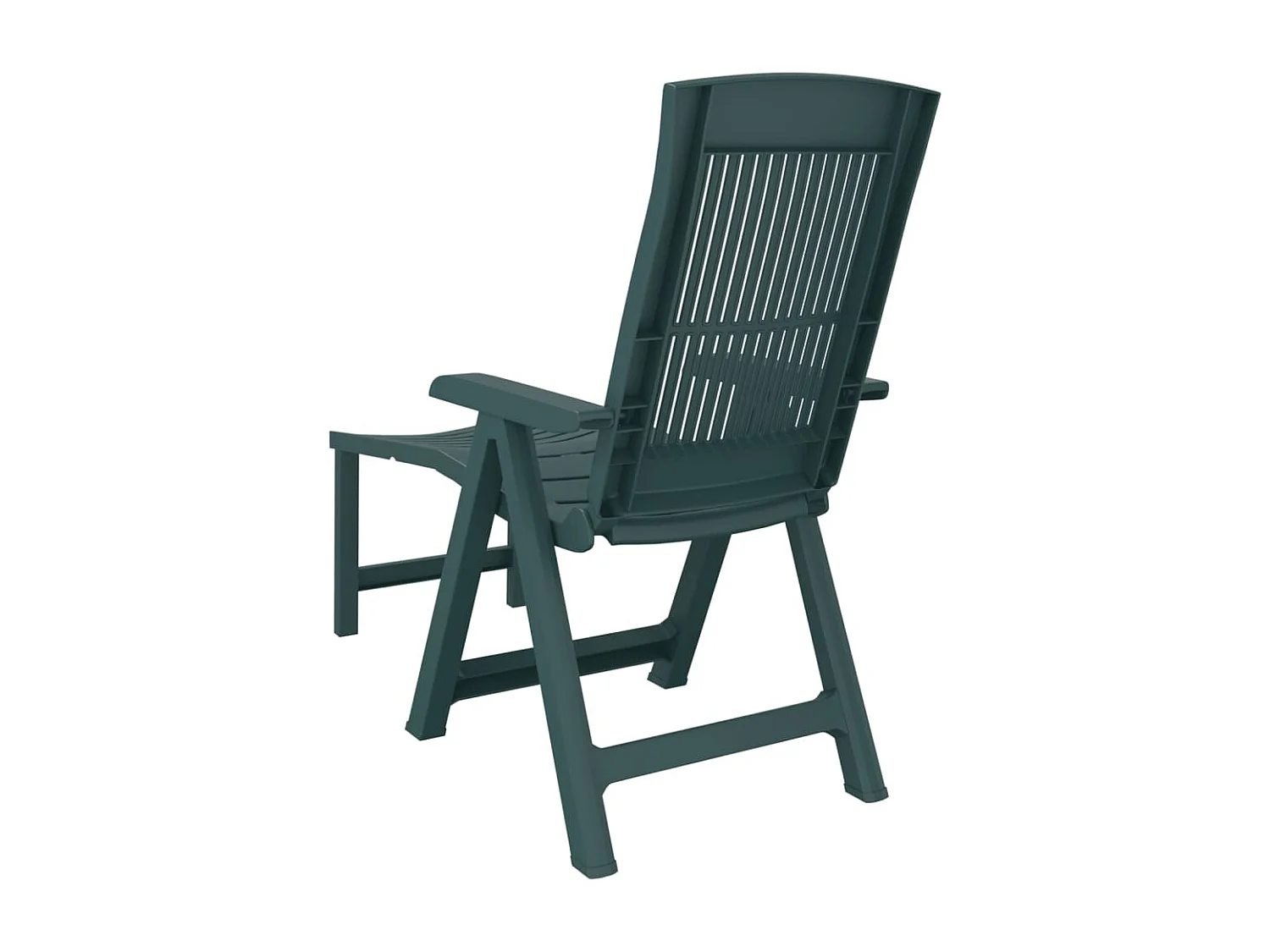 Ligstoel kunststof groen