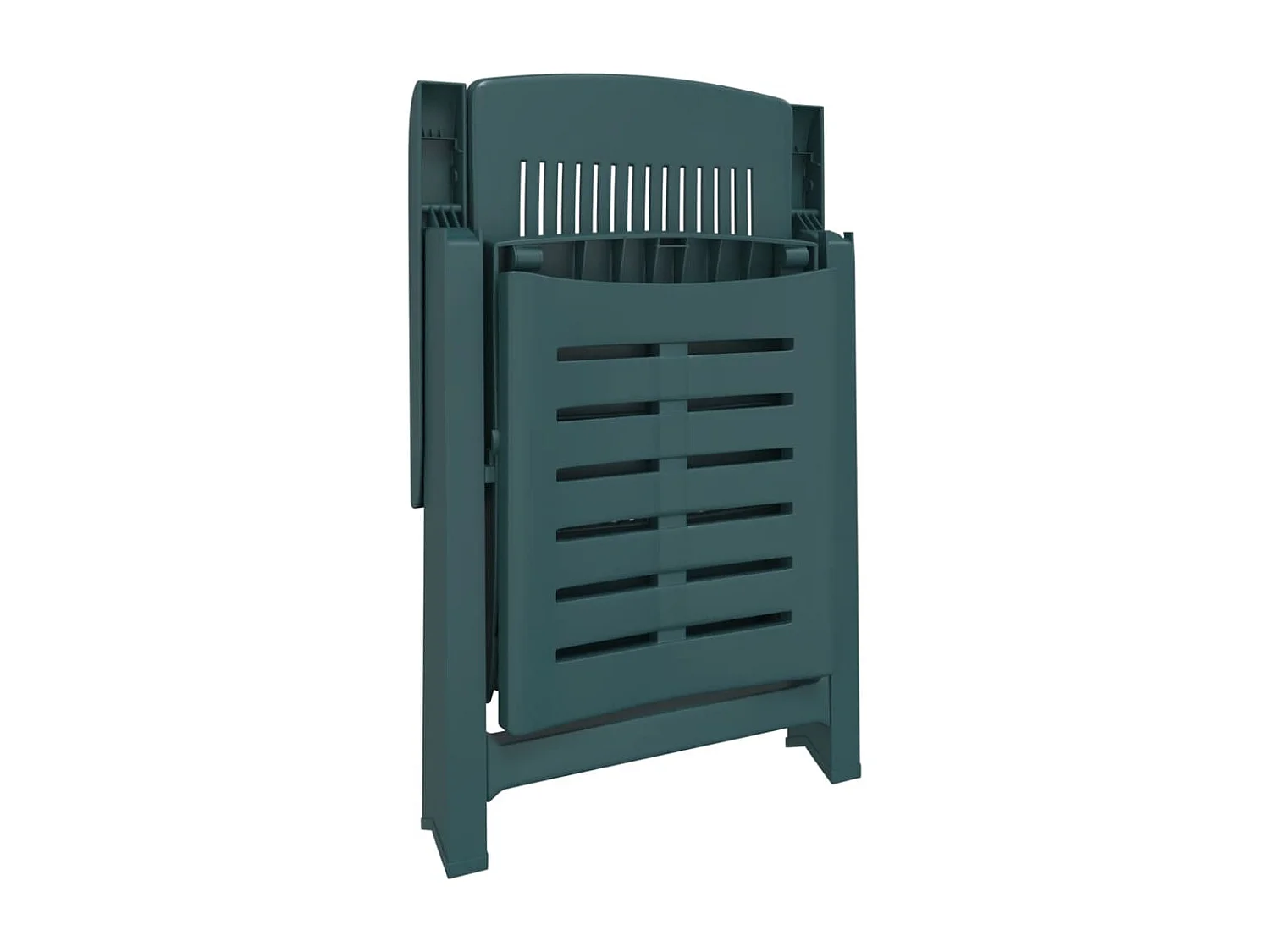 Ligstoel kunststof groen