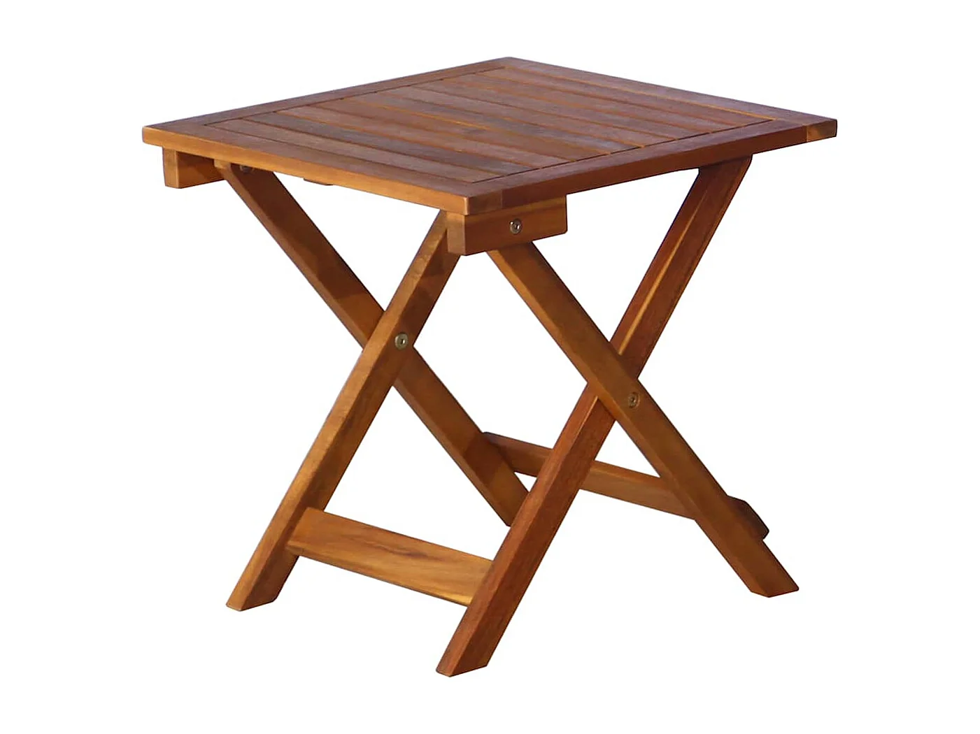 Ligbedden 2 st met tafel en kussens massief acaciahout