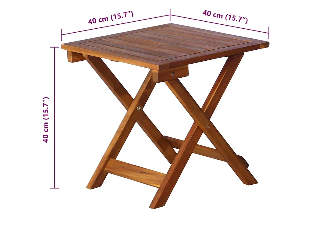 Tumbonas 2 unidades con mesa y cojines madera maciza de acacia